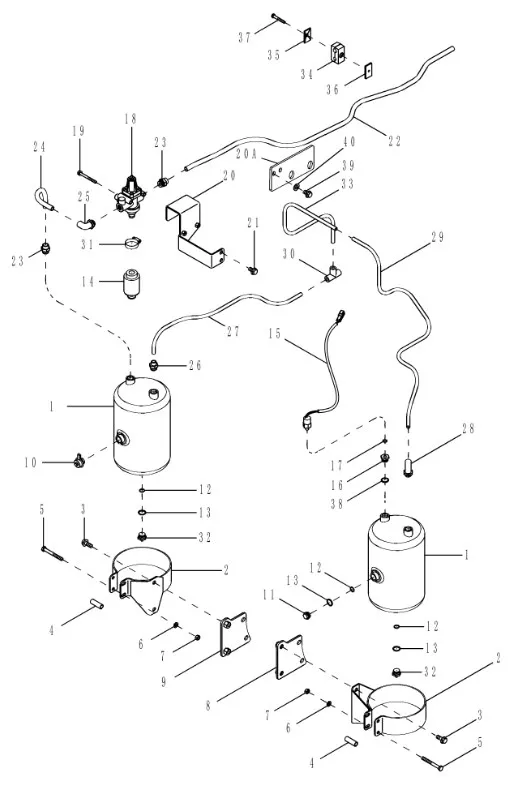 1481186 - фильтр гидравлического масла